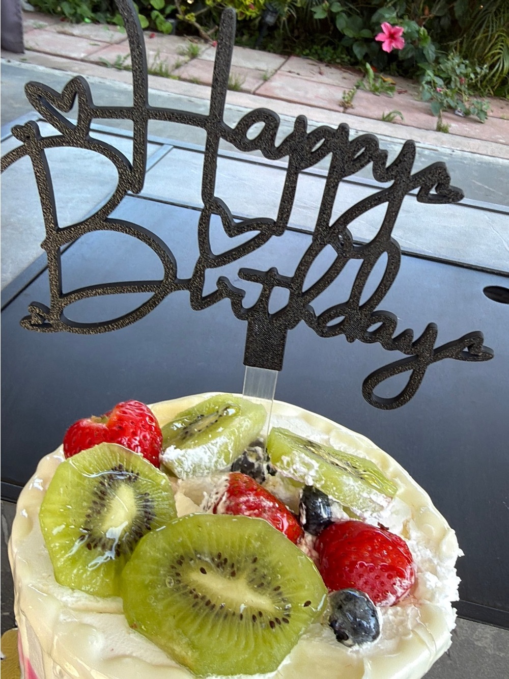 HAPPY BIRTHDAY CAKE TOPPER